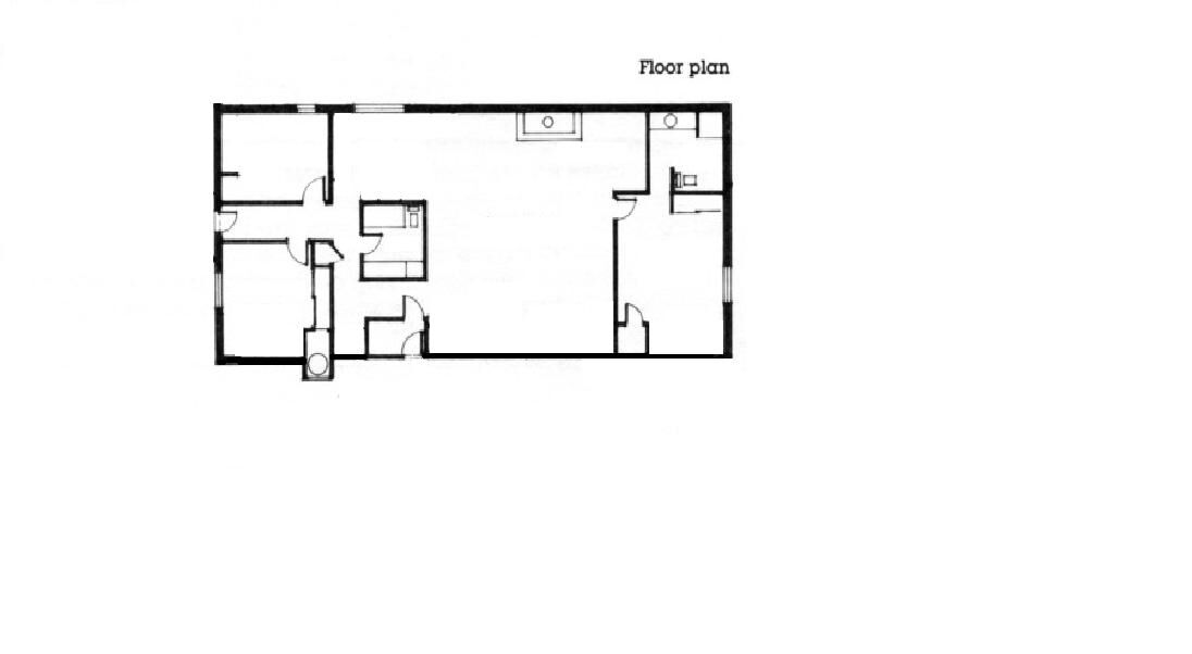 Real residential floor plan sample
